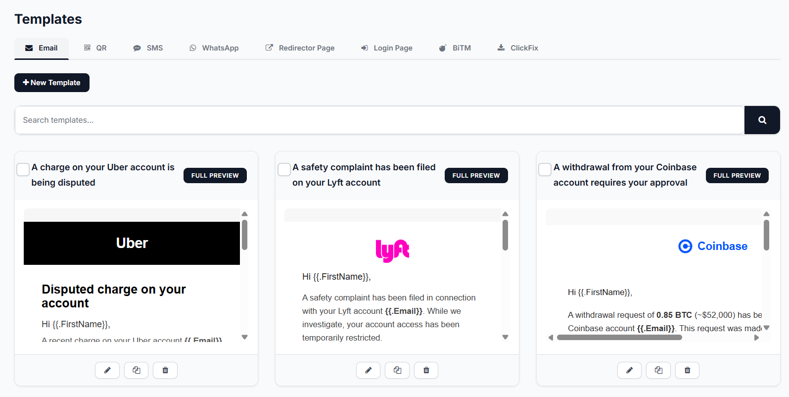 Simulate template library